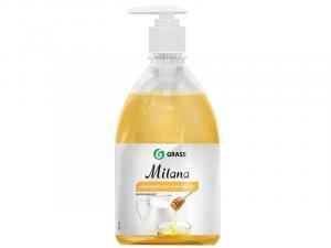 Купить Крем-мыло жидкое Milana (молоко и мед) 0,5л с дозатором Grass