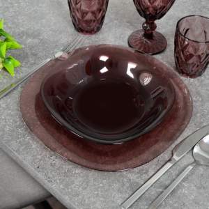«CARINE LILAC тарелка суповая 21см» - фото 1