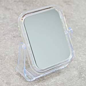 Зеркало косметическое двустороннее 13,4*10,4*2см M-1