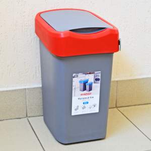 «Контейнер для мусора 10л "Smart Bin", красный» - фото 1