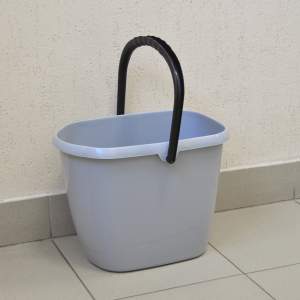 Ведро 13л "Etna" прямоугольное, цвет серый