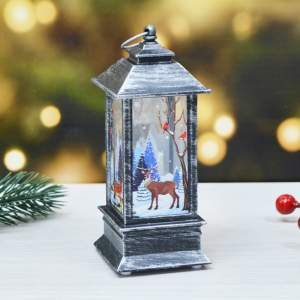 «Фонарь новогодний декоративный с подсветкой, можно повесить на ёлку» - фото 1