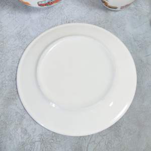 «Набор керамической посуды 3 предмета: кружка 8*7см, тарелка плоская 18см, тарелка суповая 11*5.5см.» - фото 2