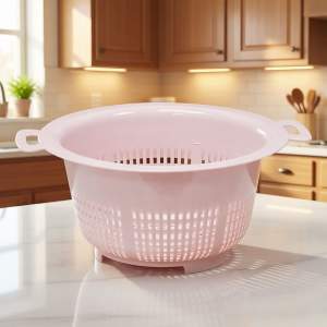 Дуршлаг 22см круглый, микс