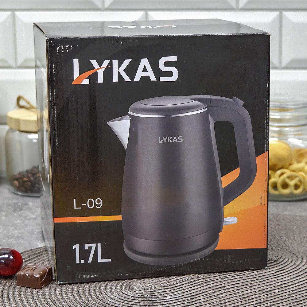 «Чайник электрический 1,7л "Lykas" пластик, L-09» - фото 3