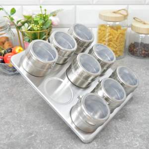 «Набор для специй 10 предметов, на магните, 24 специи внутри, MB 40471» - фото 1