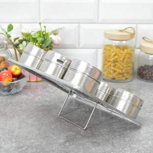 «Набор для специй 10 предметов, на магните, 24 специи внутри, MB 40471» - фото 2