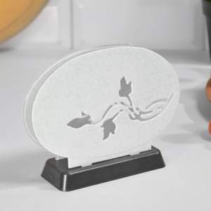 Салфетница "Basilic", цвет белый мрамор