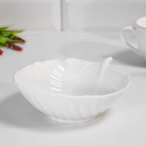 Салатник 15см белый без деколи, фарфор, 8255