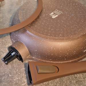 «Сковорода 24см Венеция со съемной ручкой и стеклянной крышкой» - фото 3