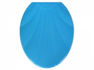Сиденье для унитаза "Ракушка" голубая